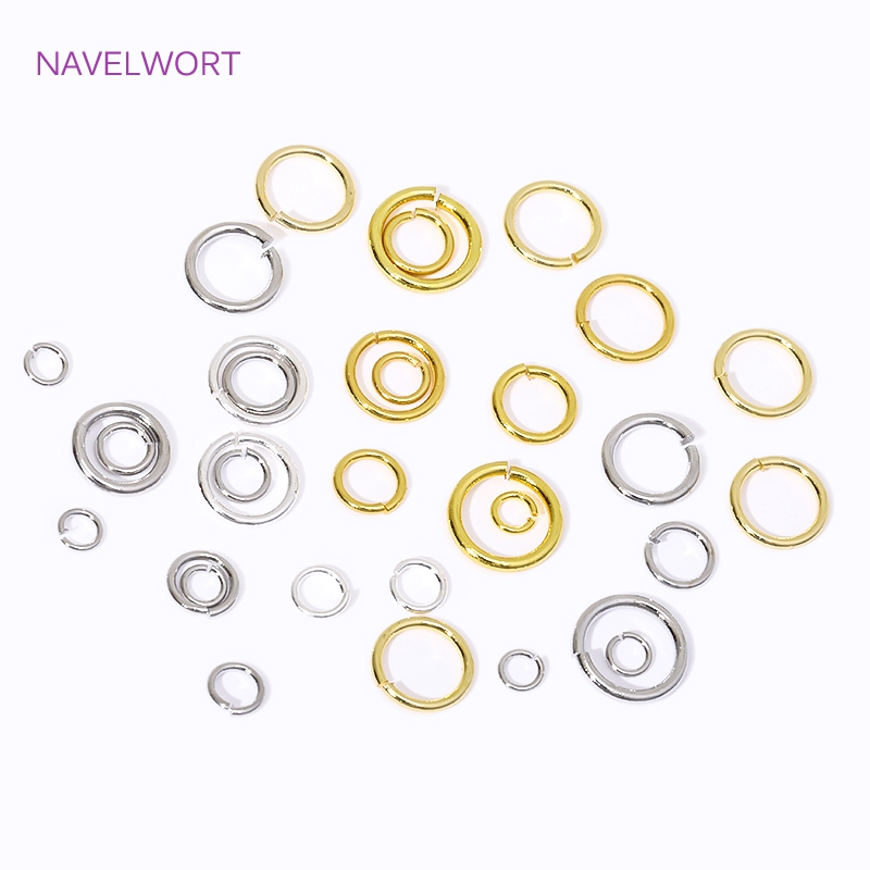 Jewelry Making Kit For Beginners - 14K/18K Gold Plated Split Ring Open