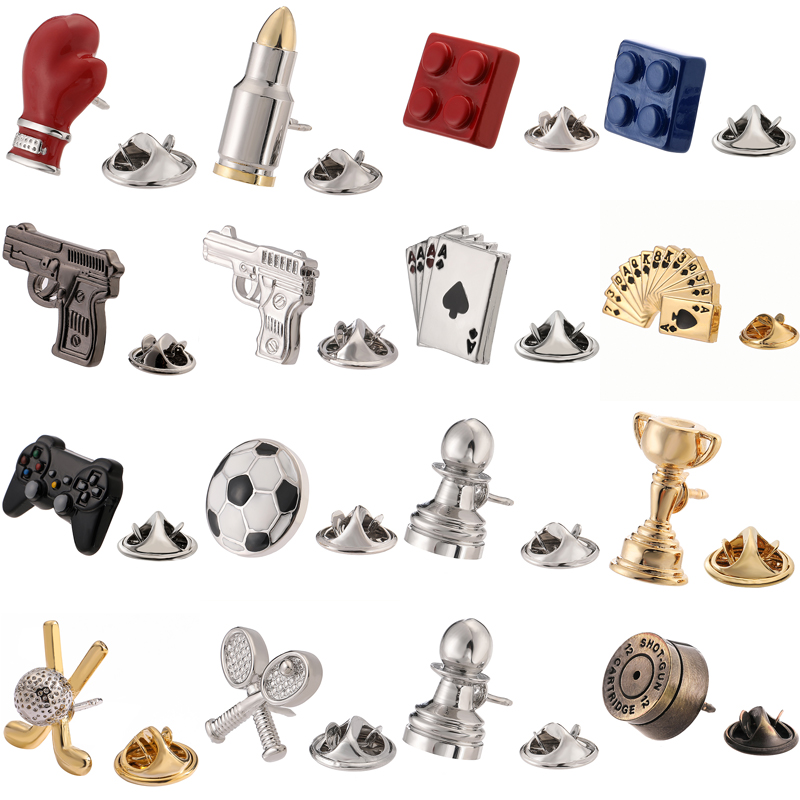 Eyepin Ball End - Classical men's women's brooch High-end collar