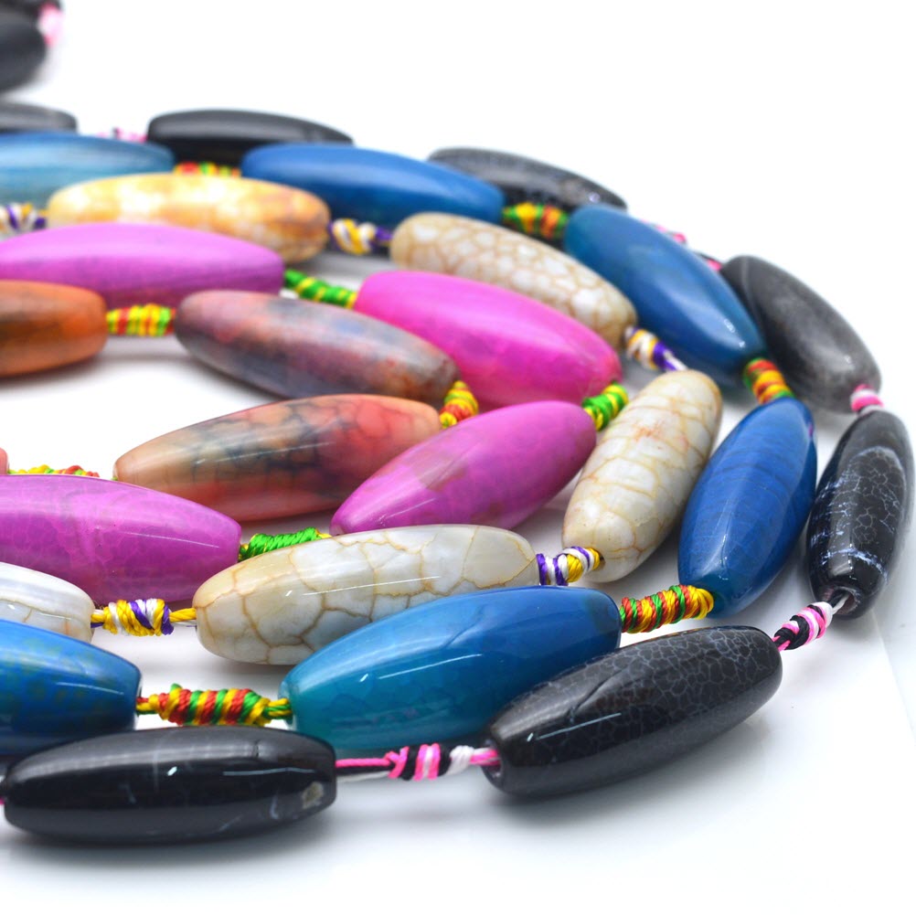 Jewelry Making Store - Natural Stone Colourful Big Agate Stone