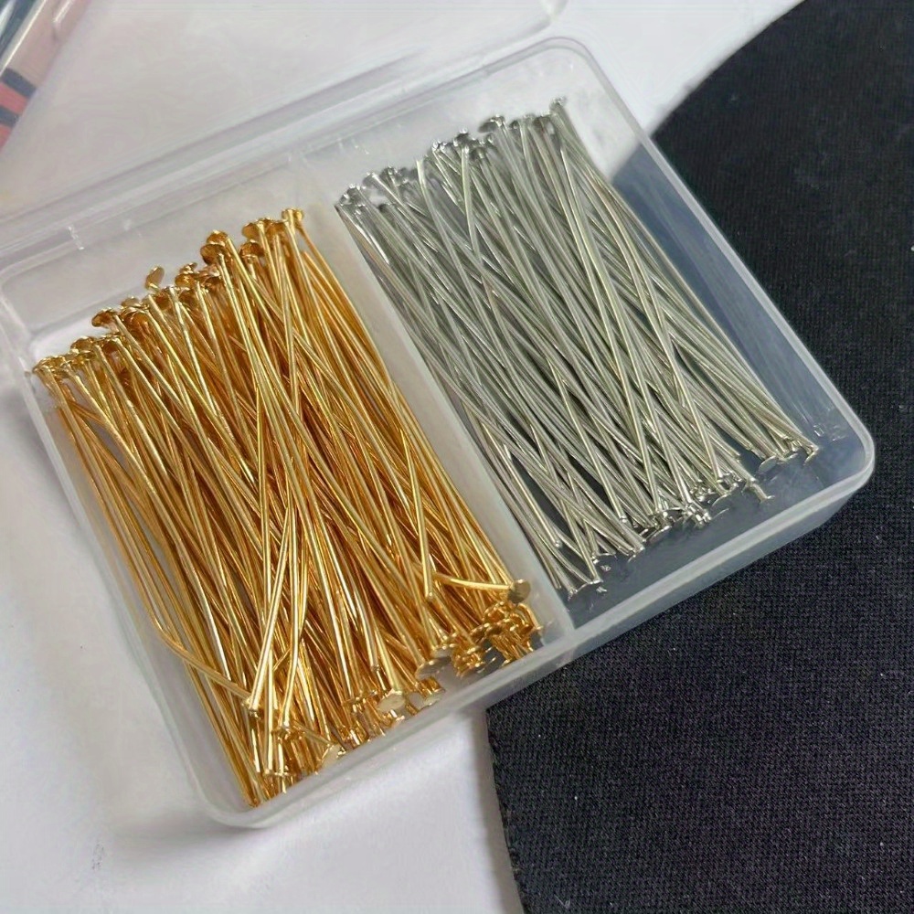 Jewelry Making Box - 200pcs 30/40/50mm Iron-headed Needles in Boxed