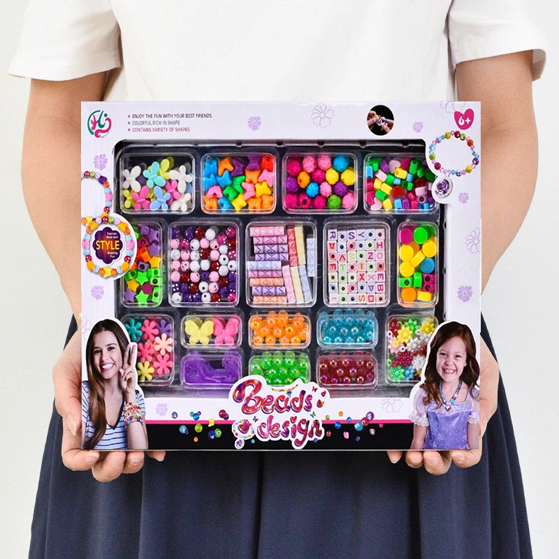 Jewelry Making For Kids - Girls DIY Bead Set Jewelry Making