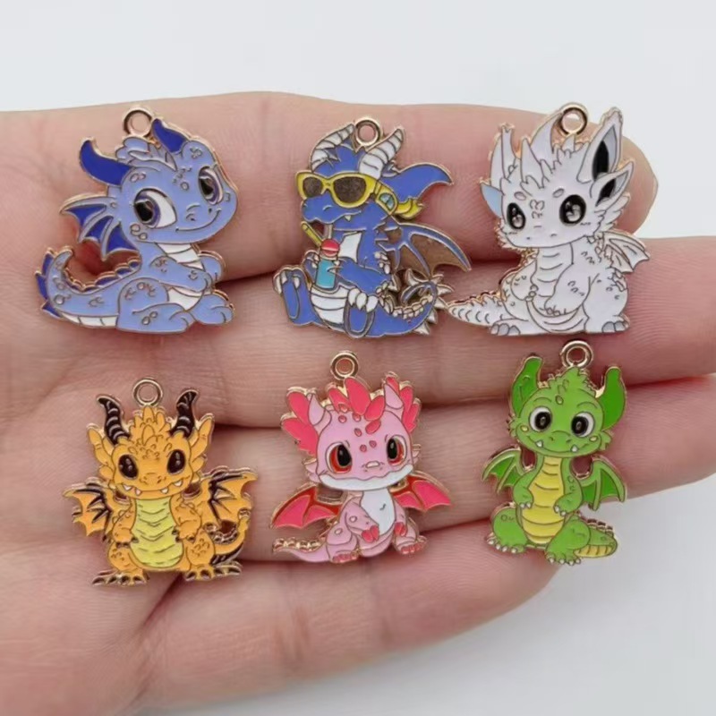 Jewelry Making Pendants - 10pcs Personalized Little Flying Dragon DIY