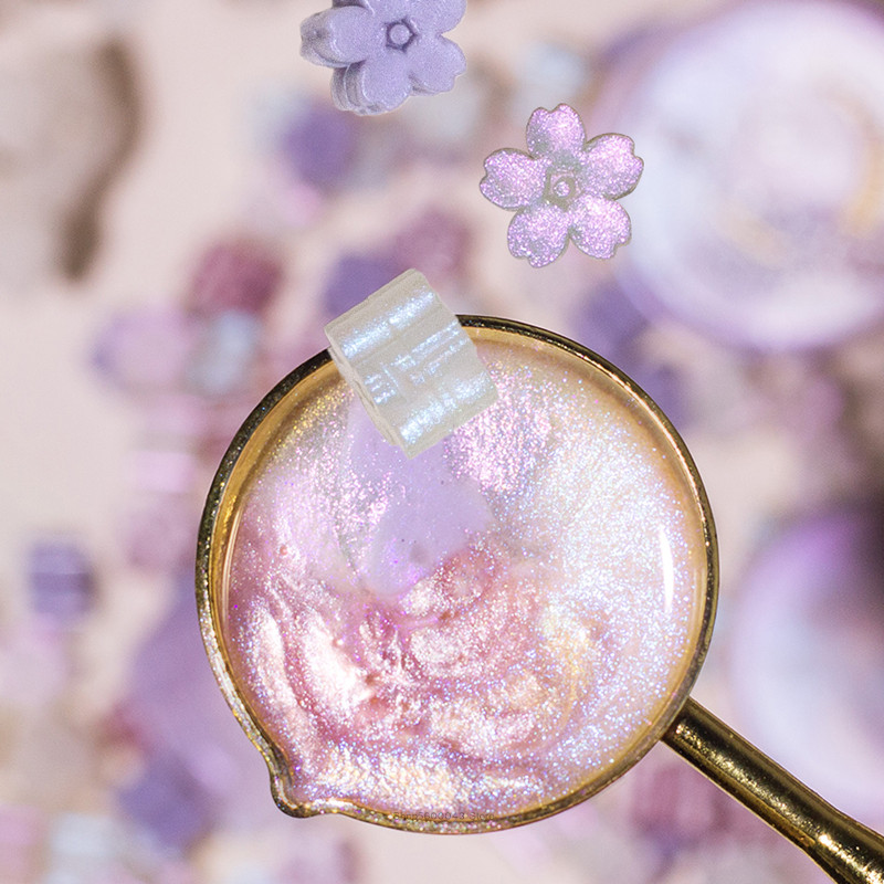 Jewelry Making Wax - Mixed Color Glitter Sakura Wax Seal