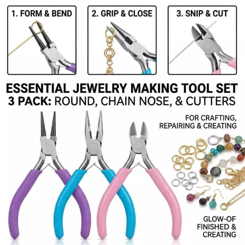 Jewelry Making Classes - Jewelry Making Plier Tool Set Non-Slip