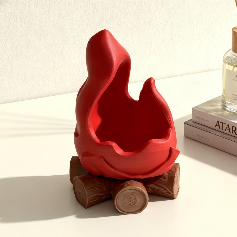 Jewelry Making Store - 1-Piece Campfire Statue Tray Decoration Is