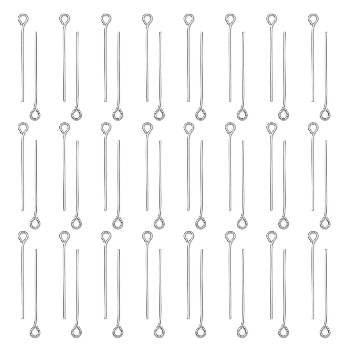 Jewelry Making Drill - 100Pcs/Lot Stainless Steel Eye Pins Diy