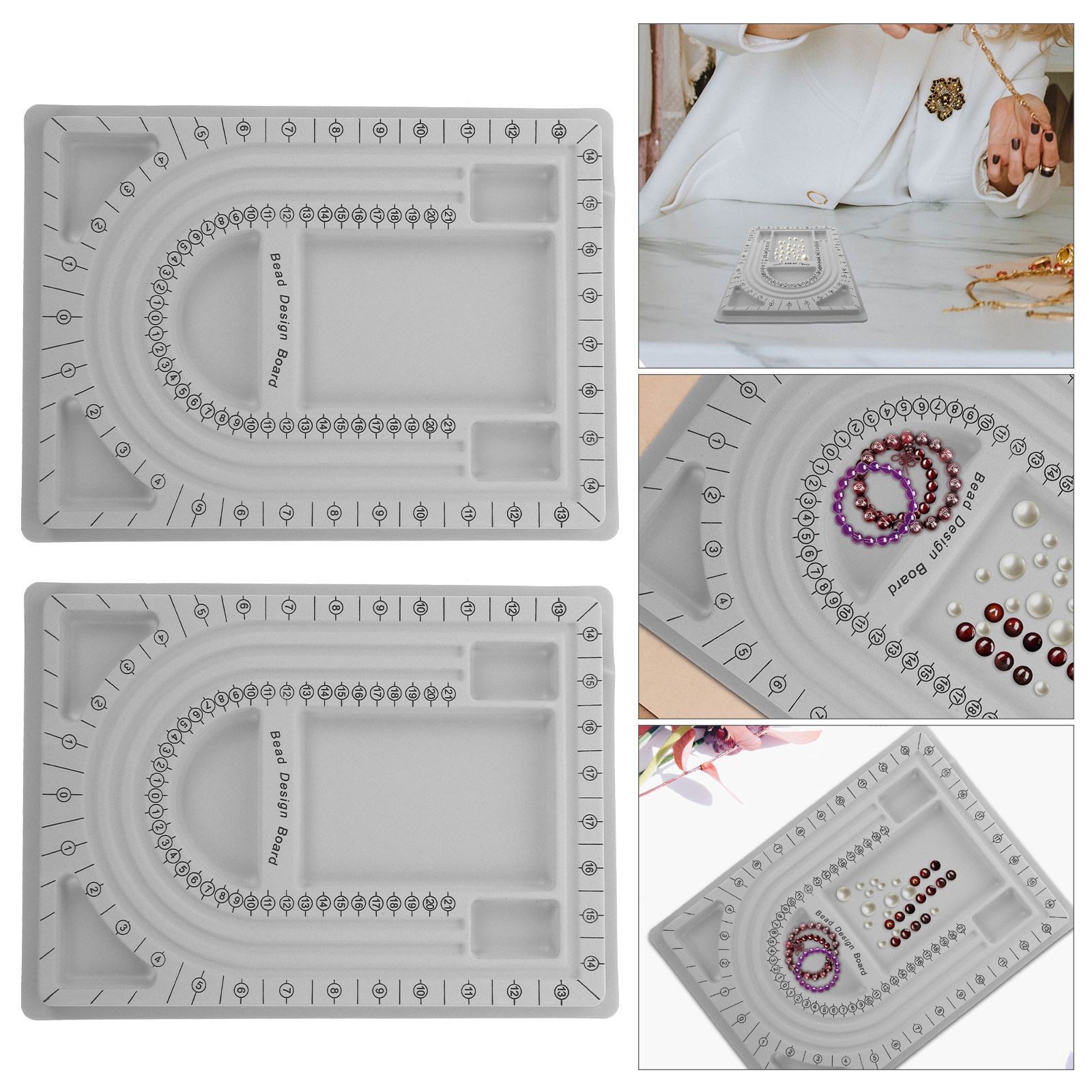 Jewelry Making Beads - 2Pcs Bead Design Board Jewelry Making