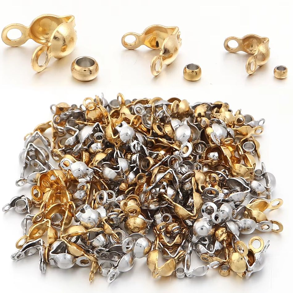 Jewelry Making Kit For Beginners - 40-200pcs Stainless Steel Connector Clasp Crimp