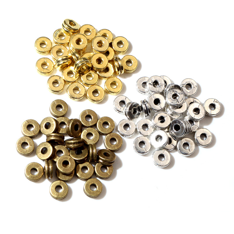 Eyepin Ball End - 100pcs 6x6x2.5mm Antique Gold Silver Plated