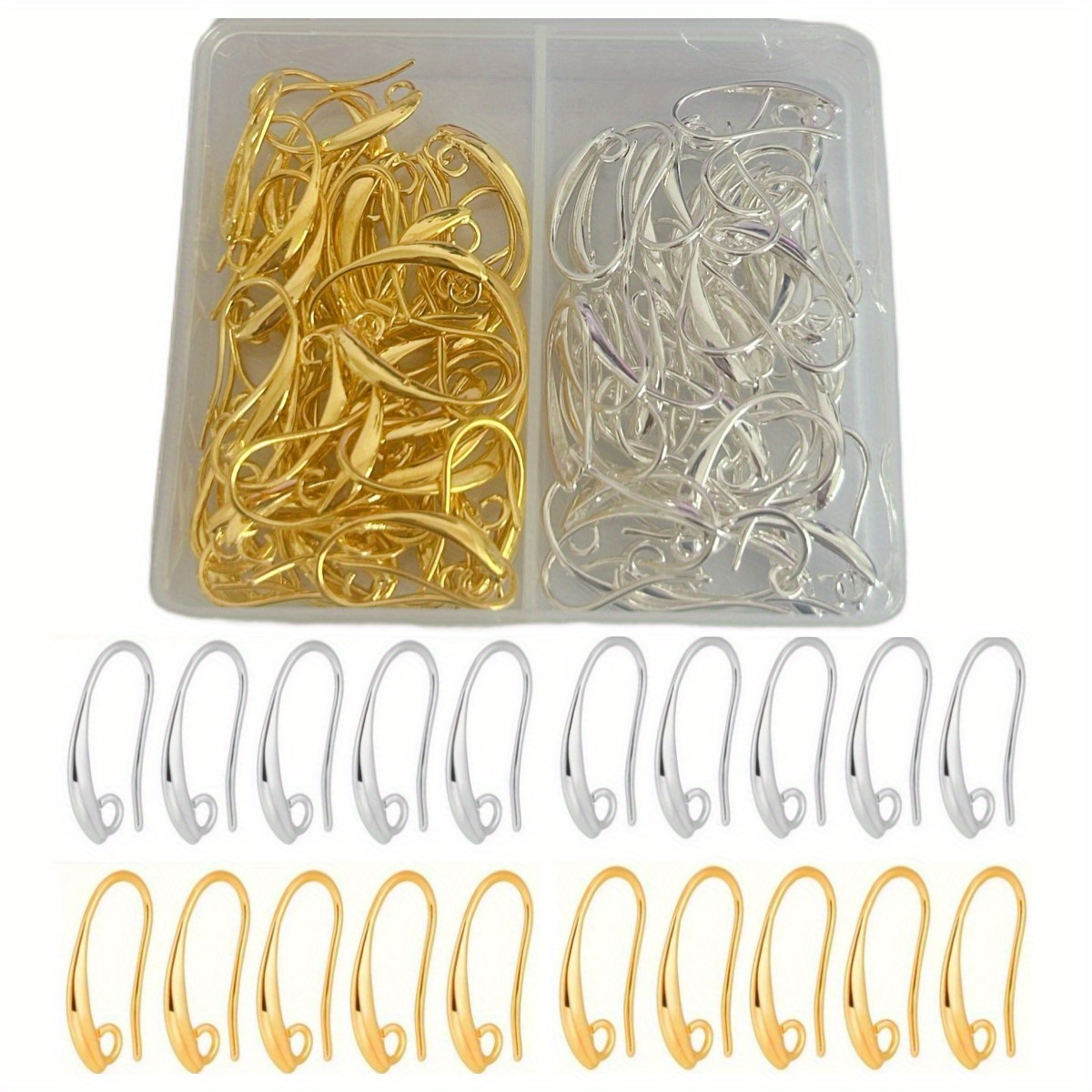 Jewelry Making Box - 1 Box of Golden and Golden