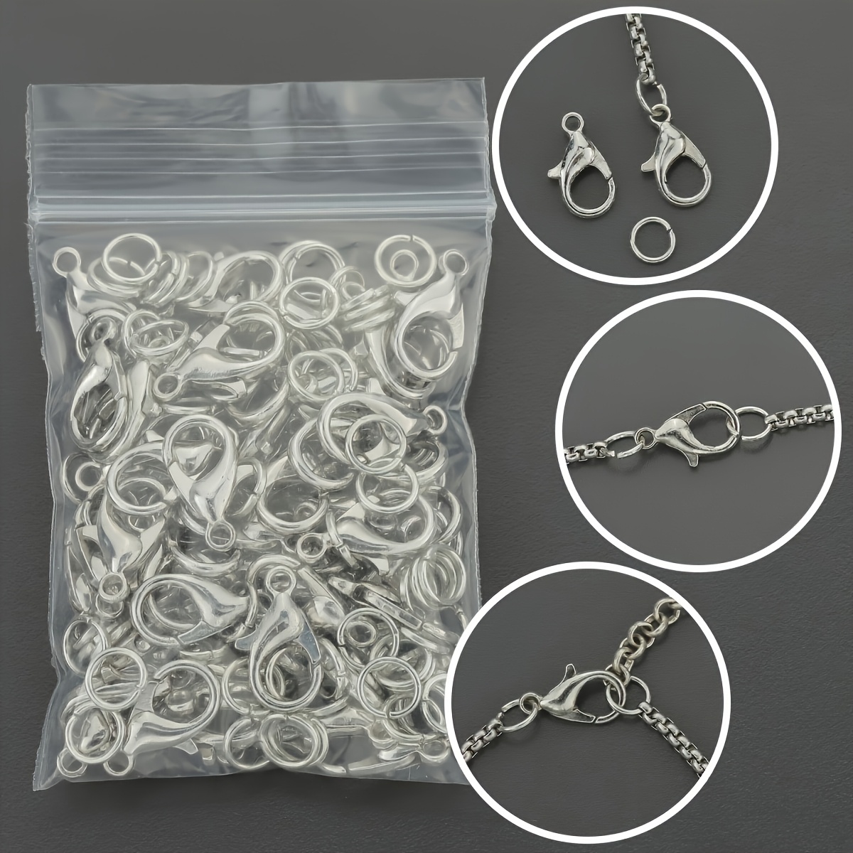1/2/300pcs Lobster Clasps Open - Jewelry Making Kit For Beginners recension och pris