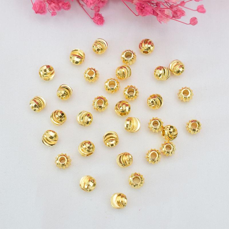 100PCS Faceted Spacer Beads Go - Jewelry Making Classes recension och pris