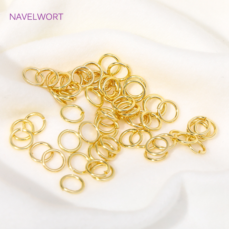 14K/18K Gold Plated Split Ring - Jewelry Making Kit For Beginners recension och pris