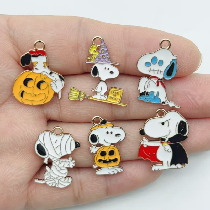10Pcs Cute Halloween Cartoon P - Jewelry Making Pendants recension och pris