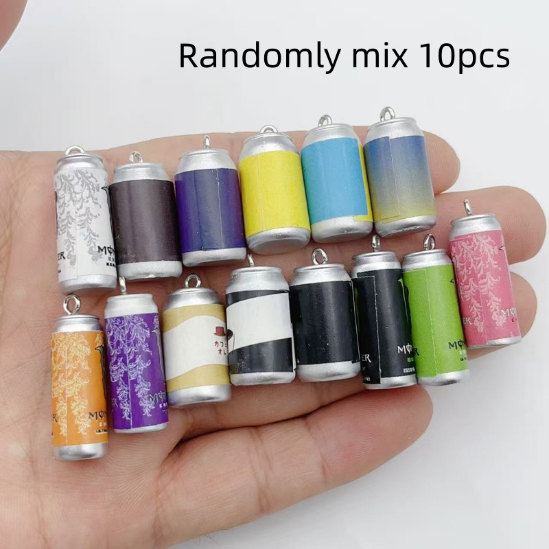 10Pcs Mini Simulation Beverage - Jewelry Making Earrings recension och pris