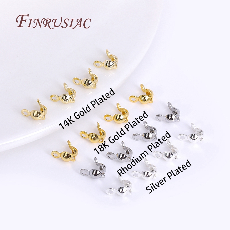 14K/18K Gold Plated Double-Cup - Eyepin Ball End recension och pris