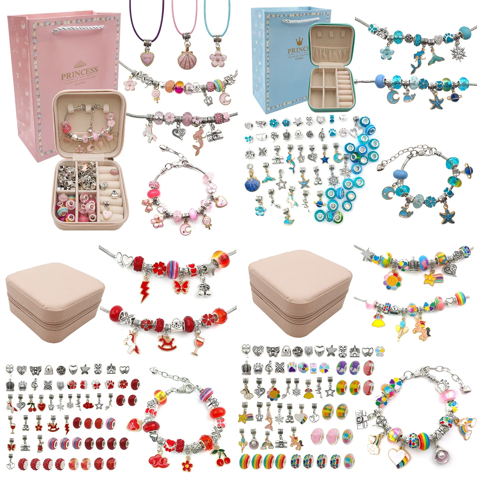Charm Bracelet Making Kit for  - Jewelry Making For Kids recension och pris