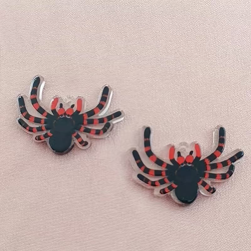 10pcs acrylic Halloween spider - Jewelry Making Earrings recension och pris