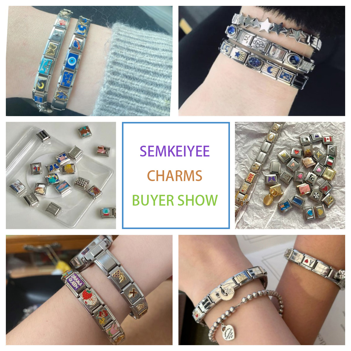 Stainless Steel Bracelet I Lov - Jewelry Making Rome recension och pris