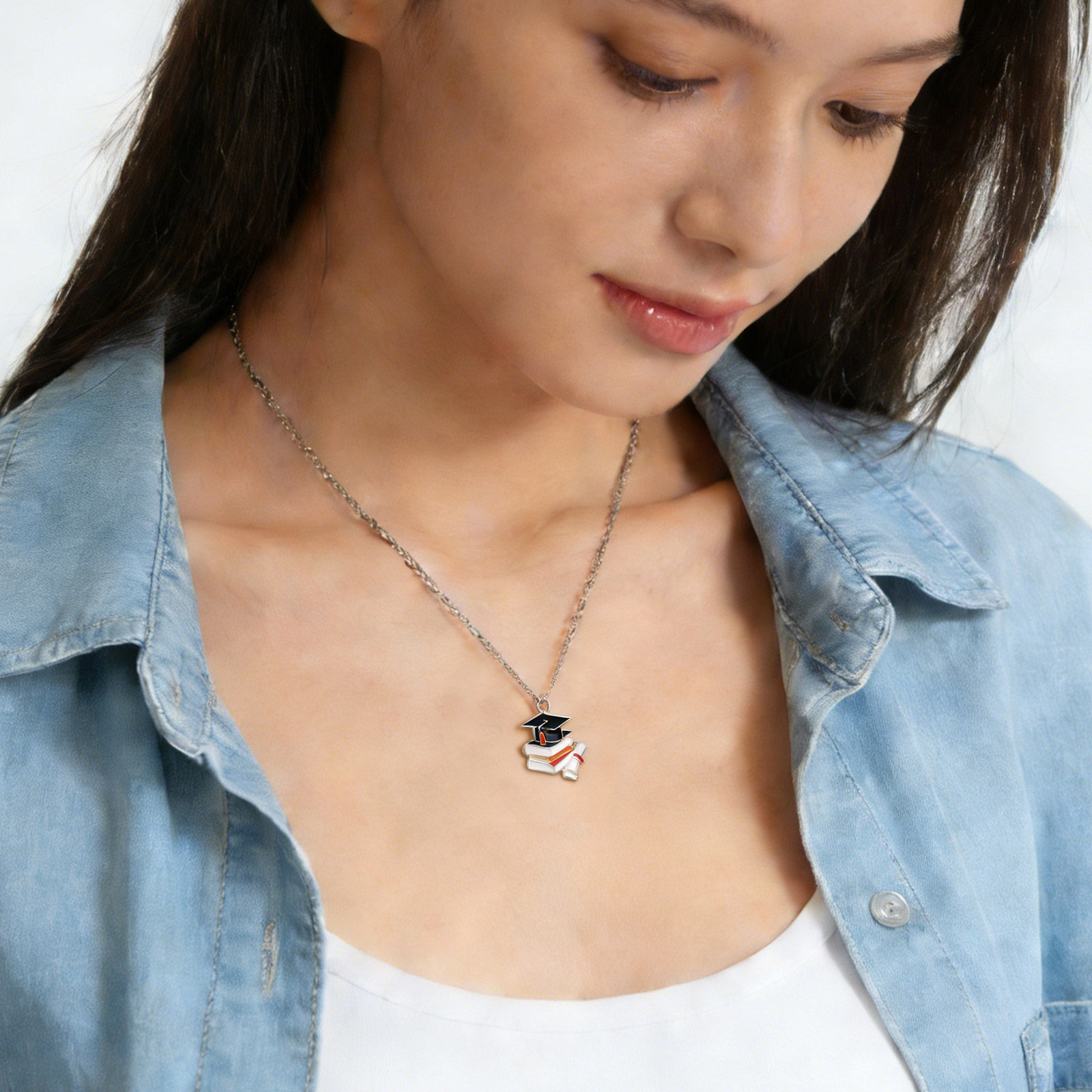 50Pcs Graduation Cap Pendants  - Jewelry Making Diploma recension och pris