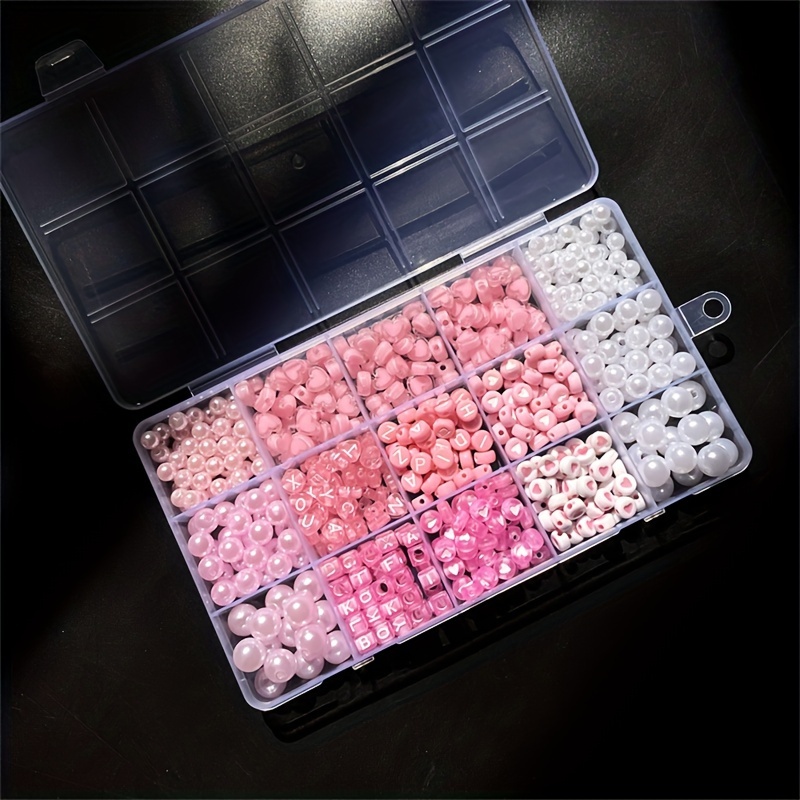 10-piece pink alphabet box, ac - Jewelry Making Box recension och pris