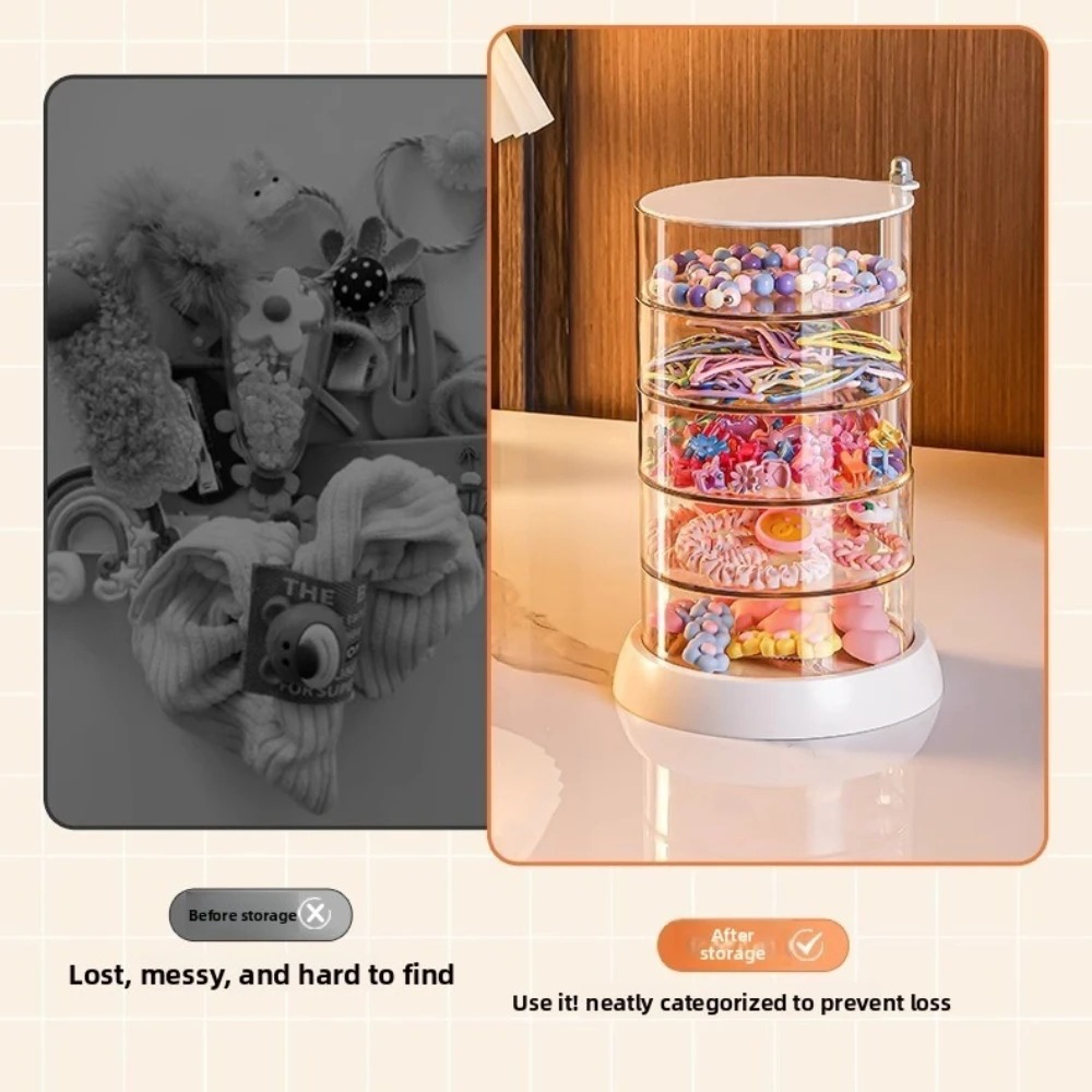 360 Rotating Clear Hair Access - Jewelry Making Box recension och pris