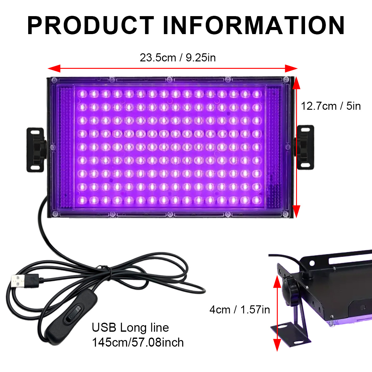 50 96 144 LED UV Resin Curing  - Jewelry Making Dc recension och pris
