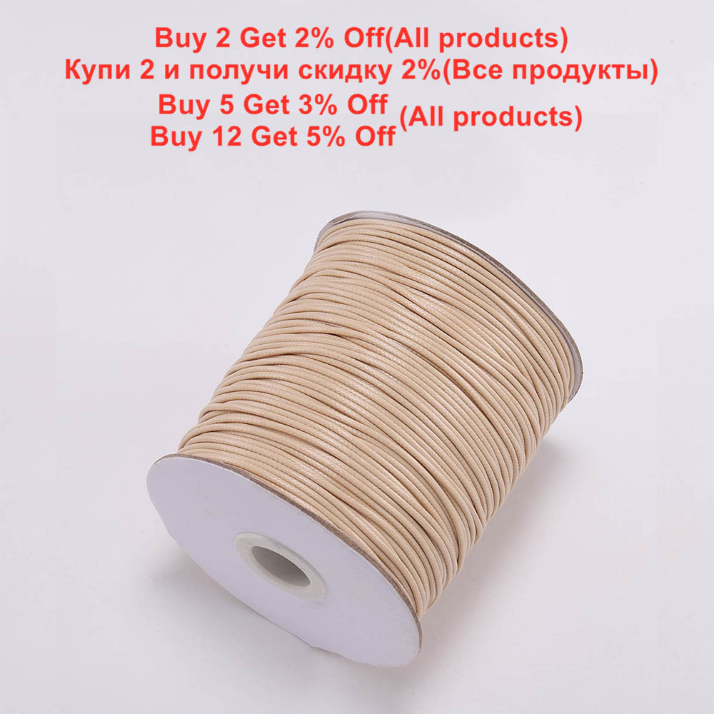 10M/Lot 0.5-2.5mm Leather Line - Jewelry Making Wax recension och pris