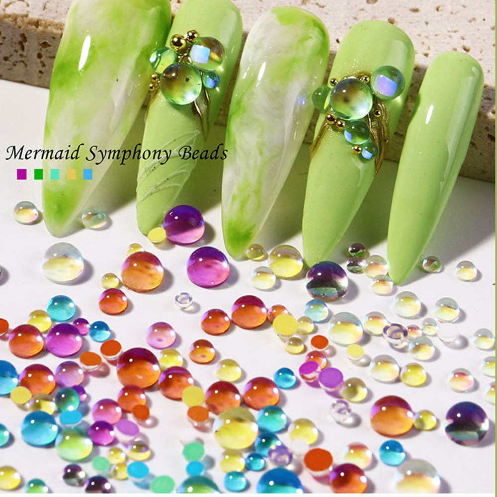 300Pcs Mermaid Tears Nail Art  - Crystal Bead Mix recension och pris