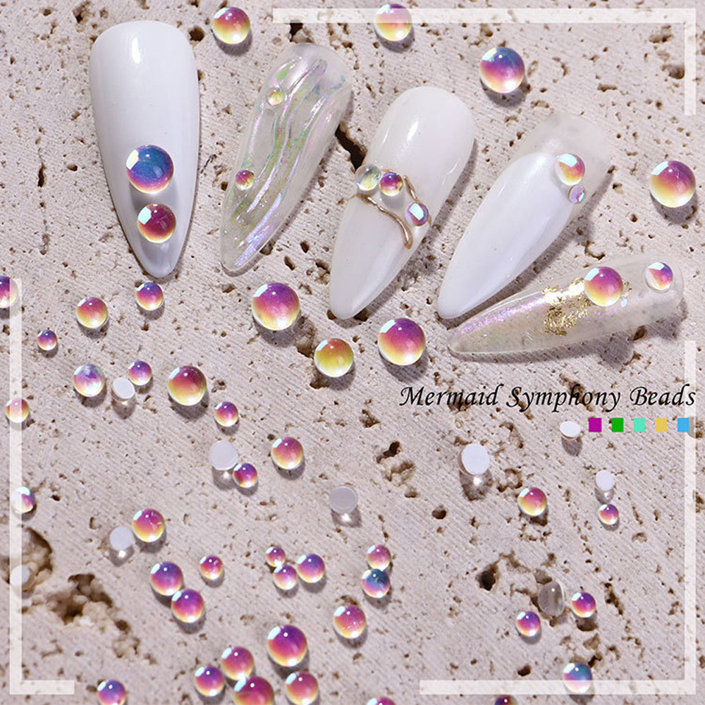 300Pcs Mermaid Tears Nail Art  - Crystal Bead Mix recension och pris