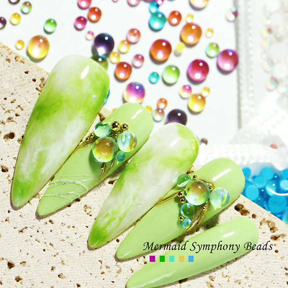 300Pcs Mermaid Tears Nail Art  - Crystal Bead Mix recension och pris