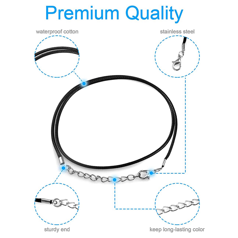 ABQR 24PCS Cord Necklace, 20 i - Jewelry Making Pendants recension och pris
