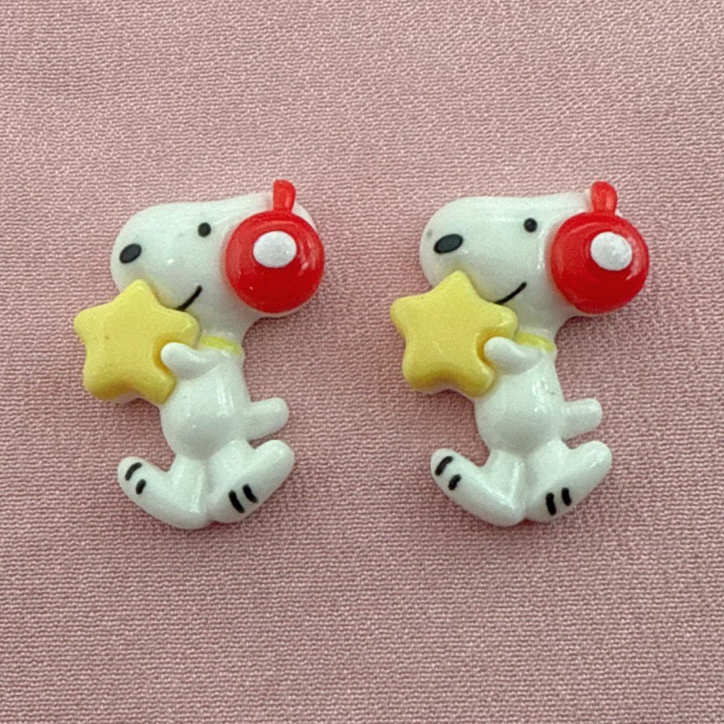 10pcs resin cute little dog pe - Jewelry Making Earrings recension och pris