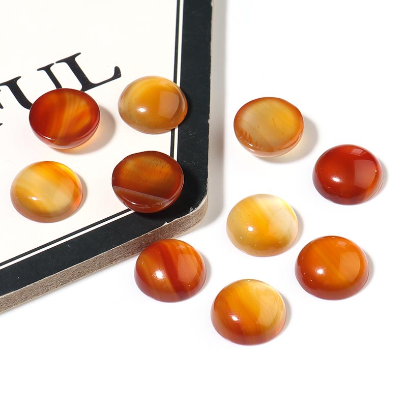 DC 10pcs/lot Red Agate 4/6/8/1 - Jewelry Making Dc recension och pris