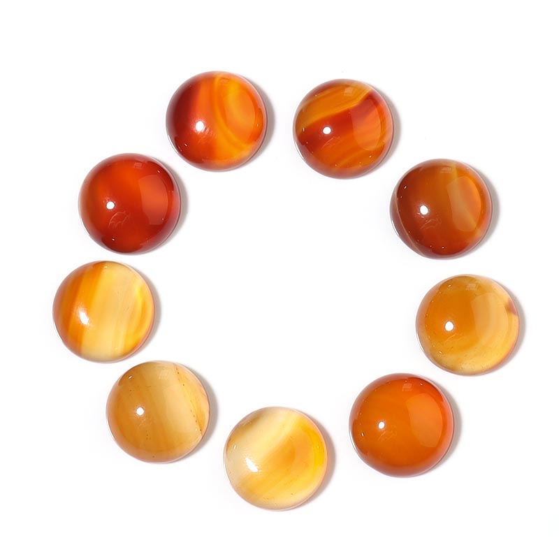 DC 10pcs/lot Red Agate 4/6/8/1 - Jewelry Making Dc recension och pris