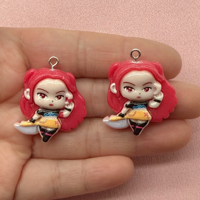 10pcs resin cartoon pendant, D - Jewelry Making Earrings recension och pris