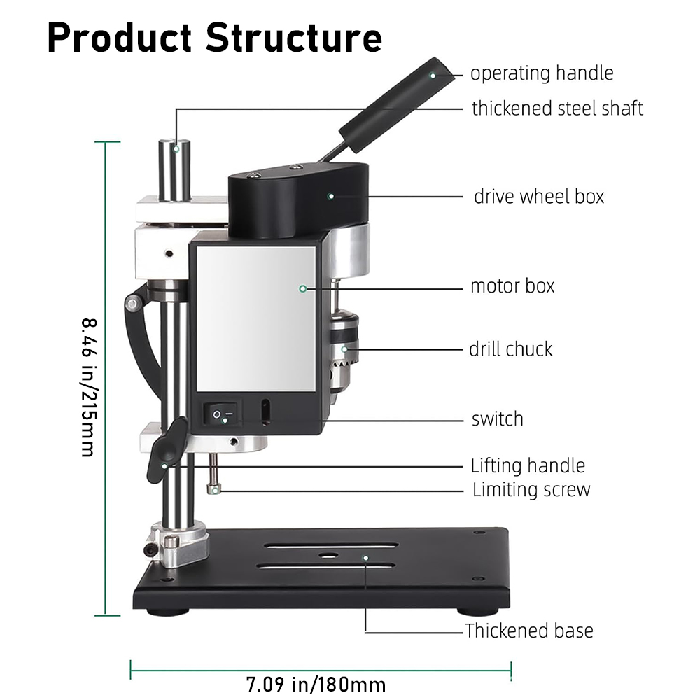 Desktop Electric Drill Press M - Jewelry Making Dc recension och pris