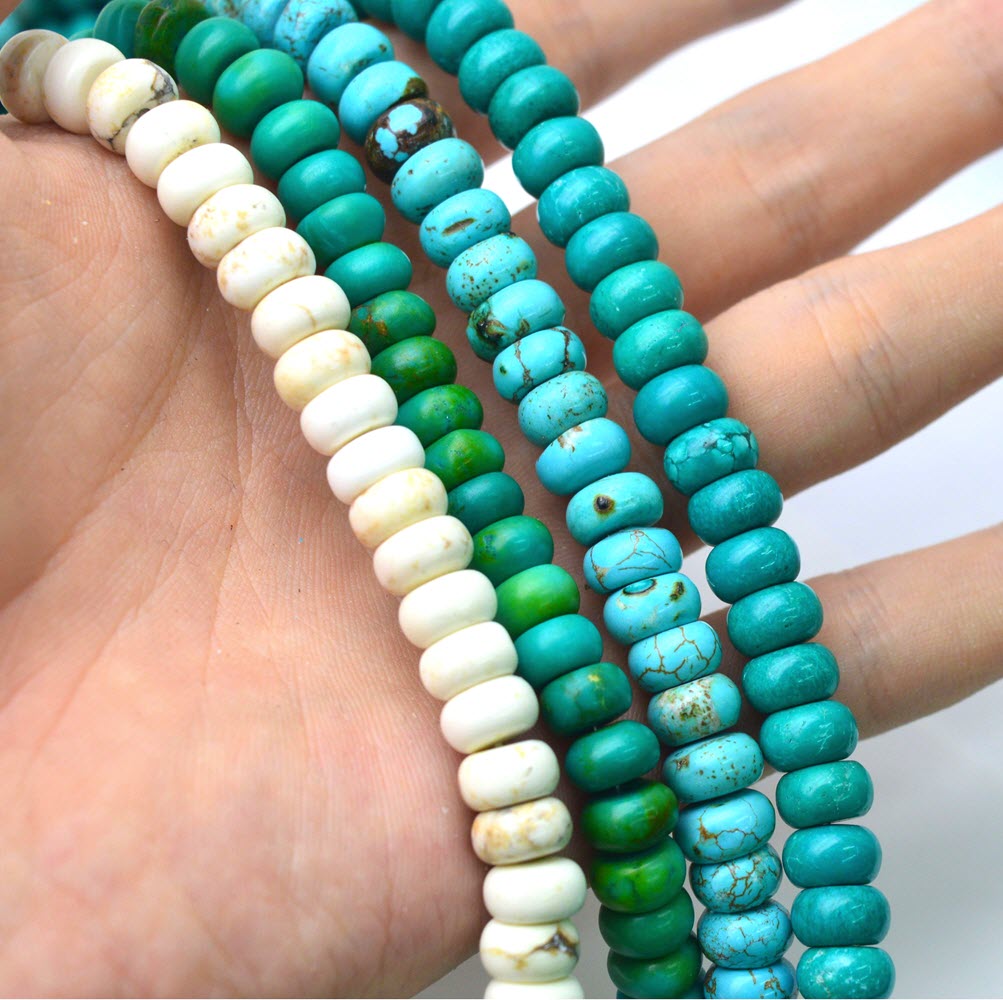 Natural Stone Loose Turquoise  - Jewelry Making Store recension och pris