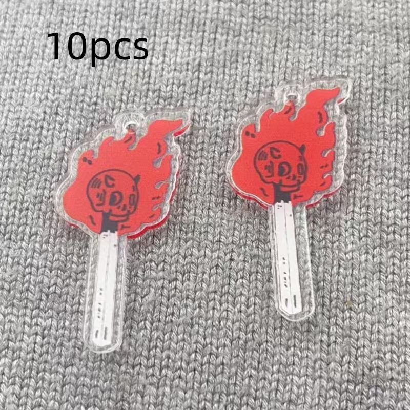 10pcs acrylic skull pendant, D - Jewelry Making Earrings recension och pris