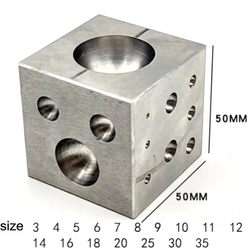 Dapping Block Set Jewelers Met - Jewelry Making Anvil recension och pris