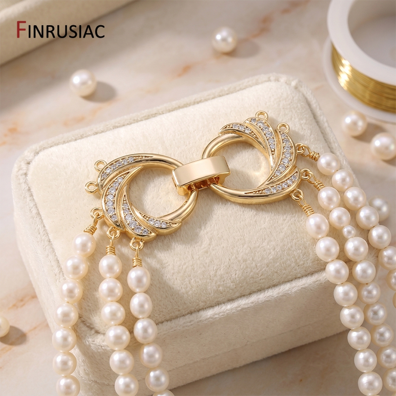 14K Gold Plated Brass With Zir - Jewelry Making Beads recension och pris