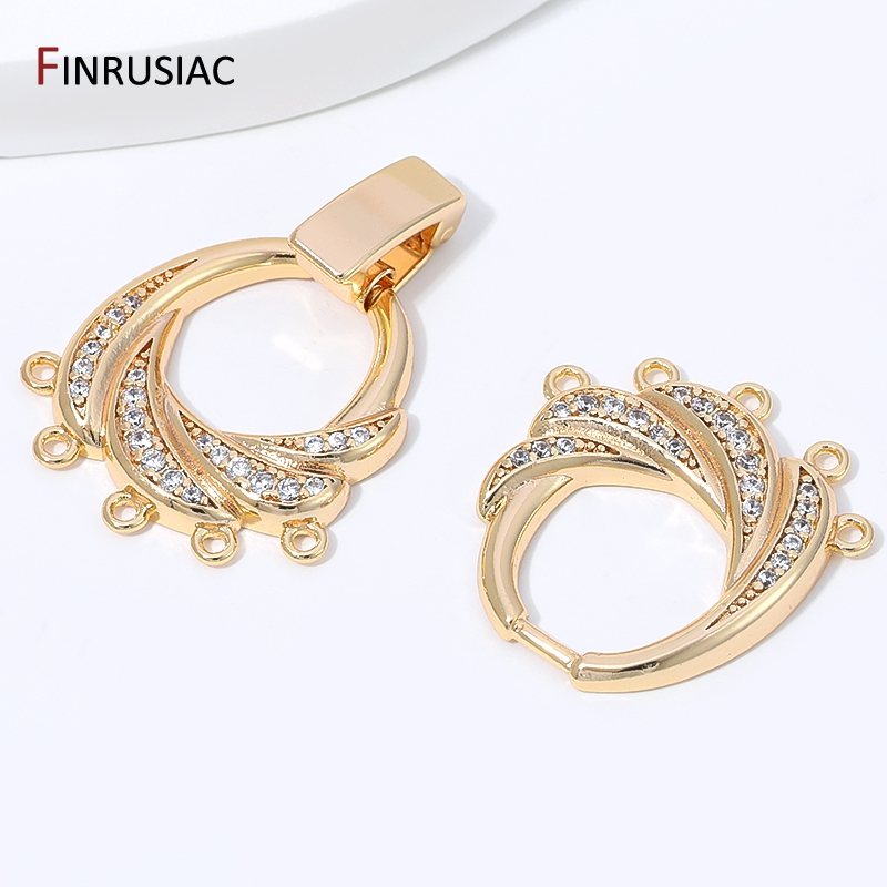 14K Gold Plated Brass With Zir - Jewelry Making Beads recension och pris