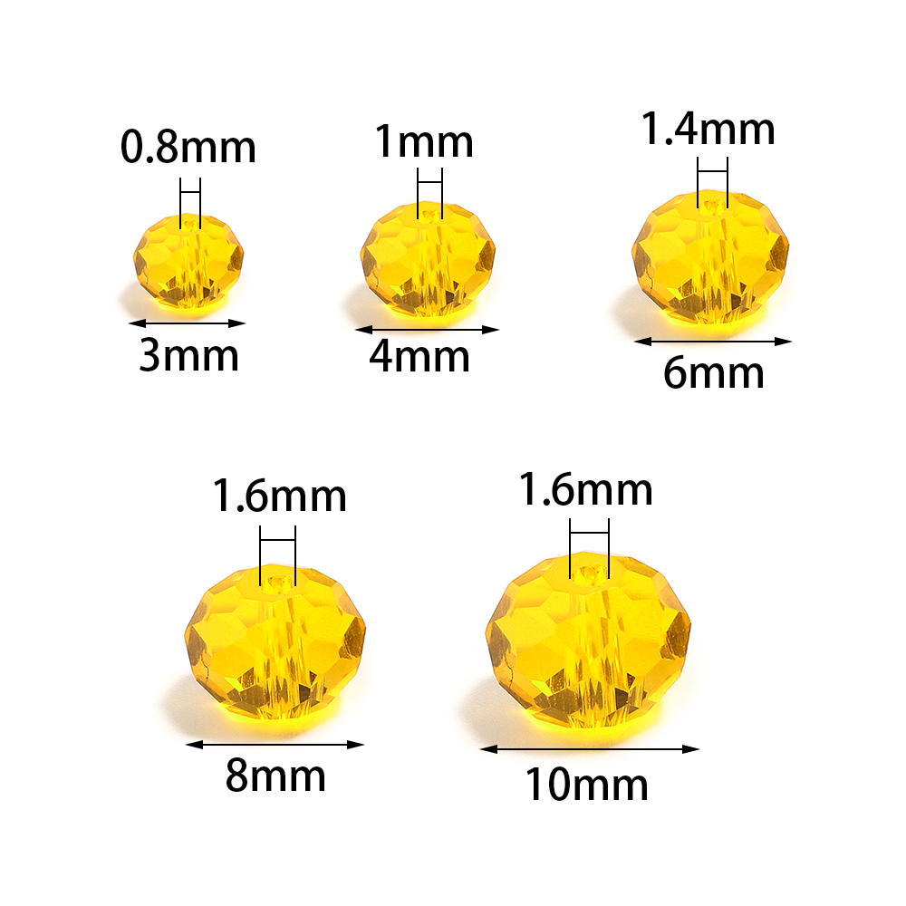 50-200pcs Faceted Crystal Bead - Crystal Bead Mix recension och pris