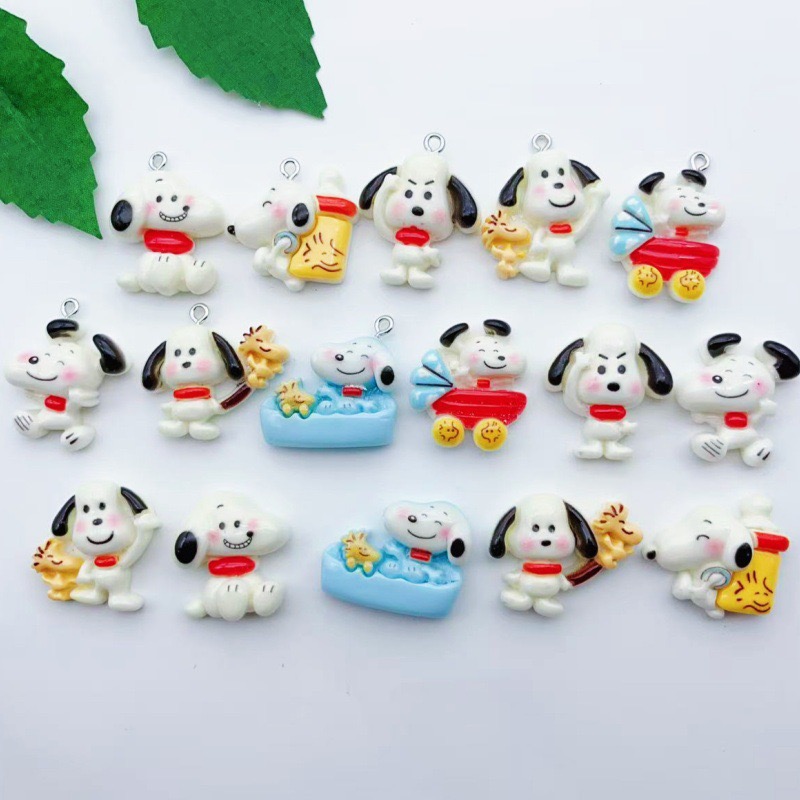 12pcs resin cartoon dog pendan - Jewelry Making Earrings recension och pris