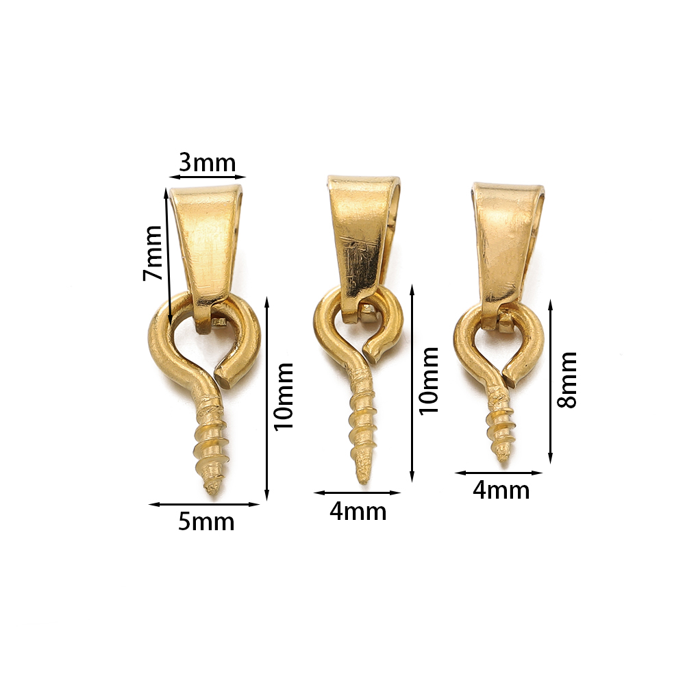 20pcs Stainless Steel Screw Ey - Jewelry Making Drill recension och pris