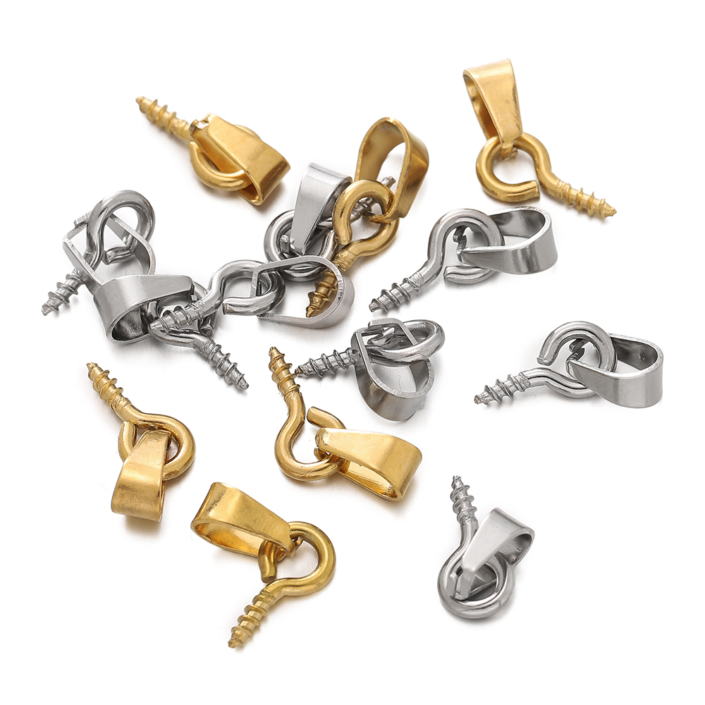 20pcs Stainless Steel Screw Ey - Jewelry Making Drill recension och pris