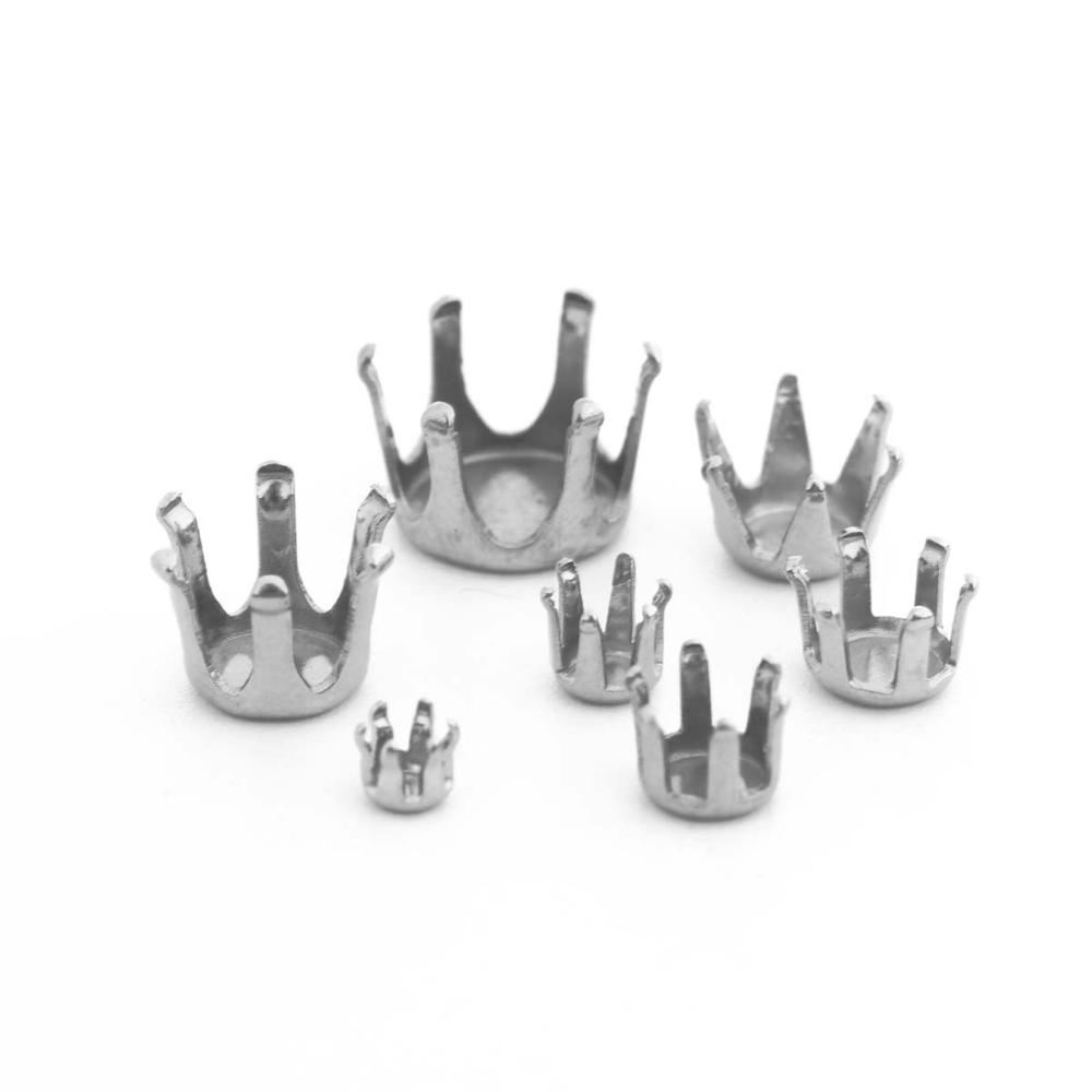 100pcs/Lot Stainless Steel Rou - Crystal Bead Mix recension och pris