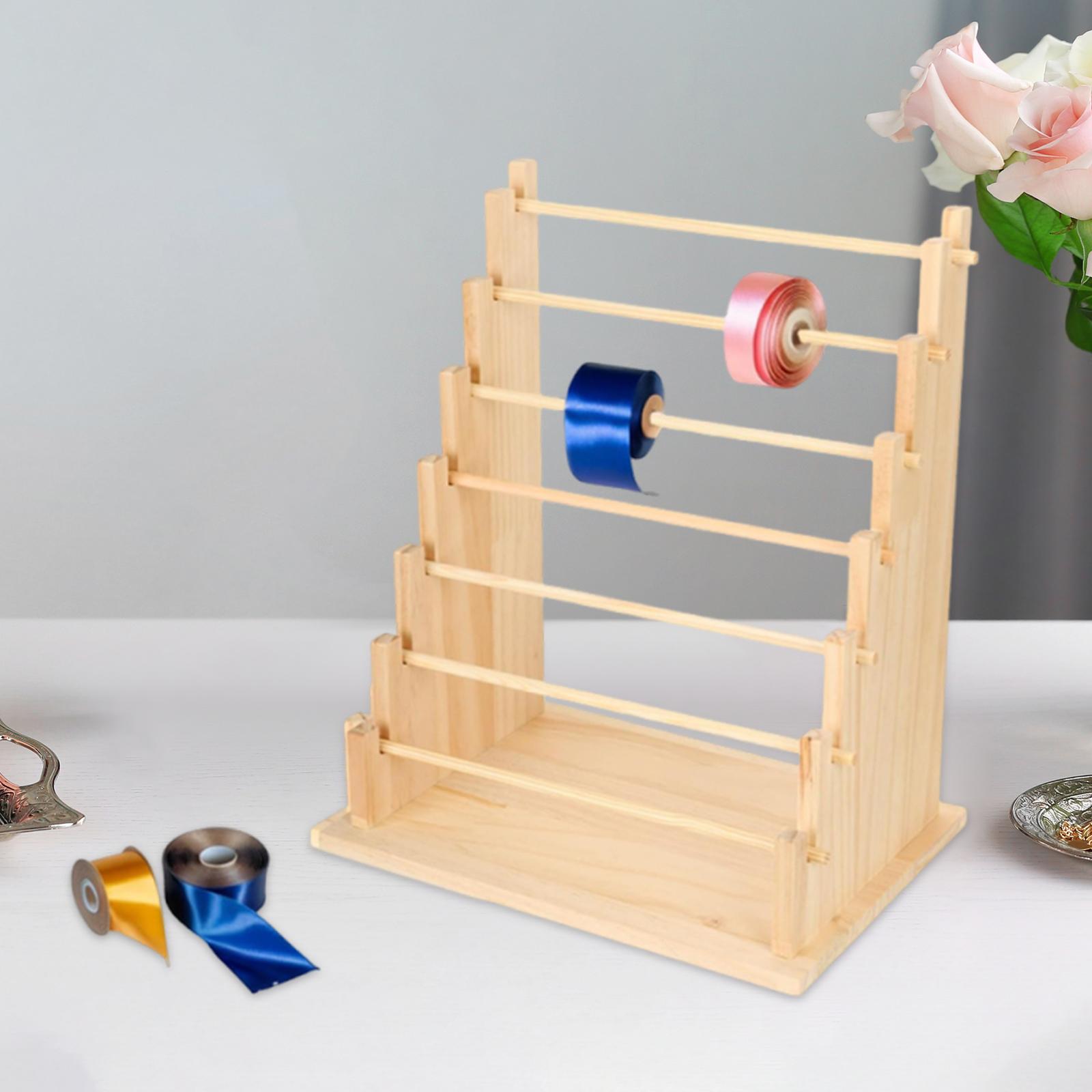 Wooden Ribbon Organizer Rack S - Jewelry Making Store recension och pris