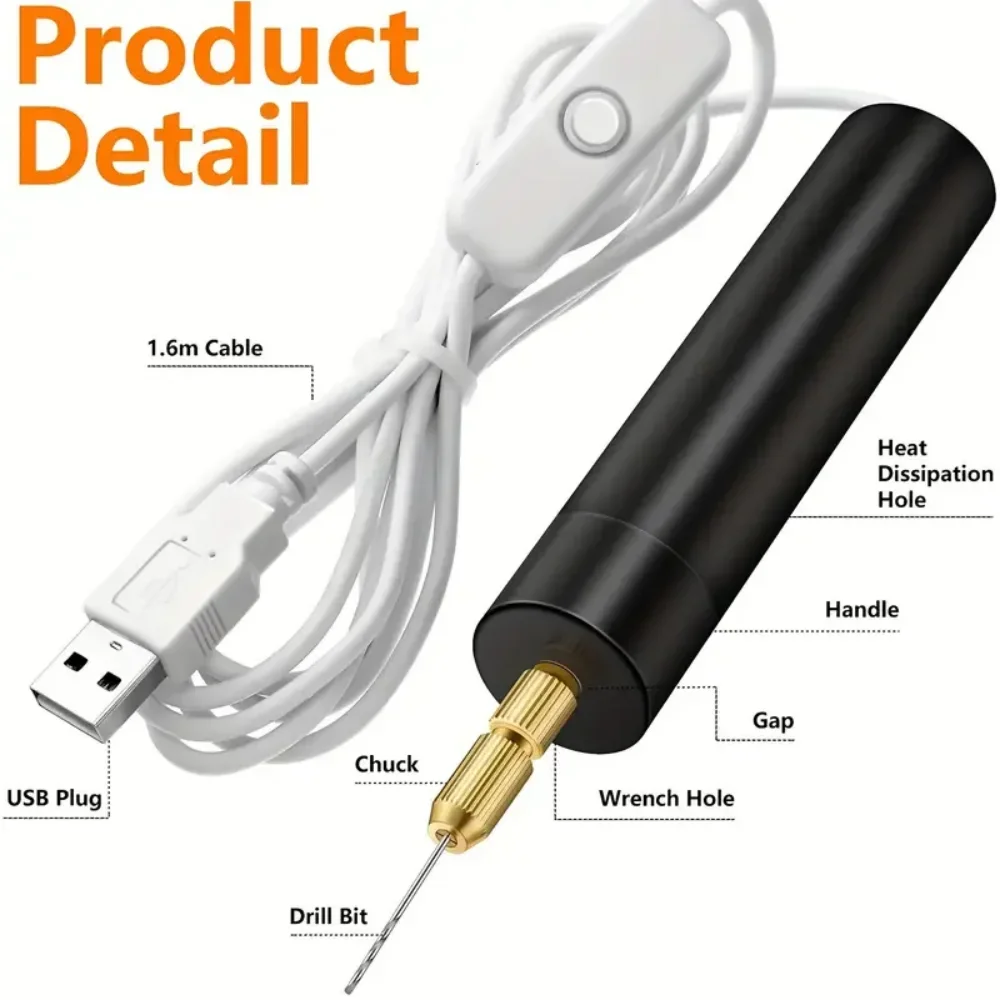 Portable Mini Electric Drill U - Jewelry Making Dc recension och pris