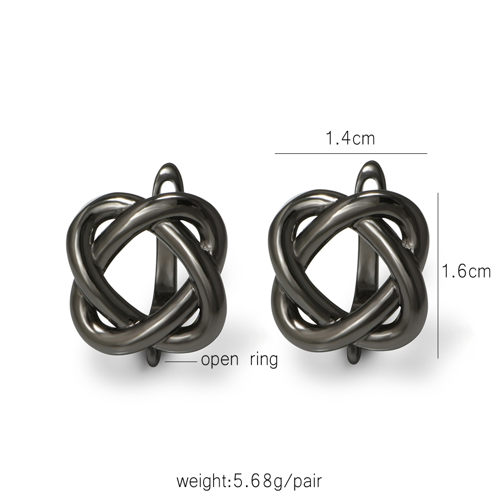 YANASI 1 Pair Gun Black  Brass - Jewelry Making Earrings recension och pris